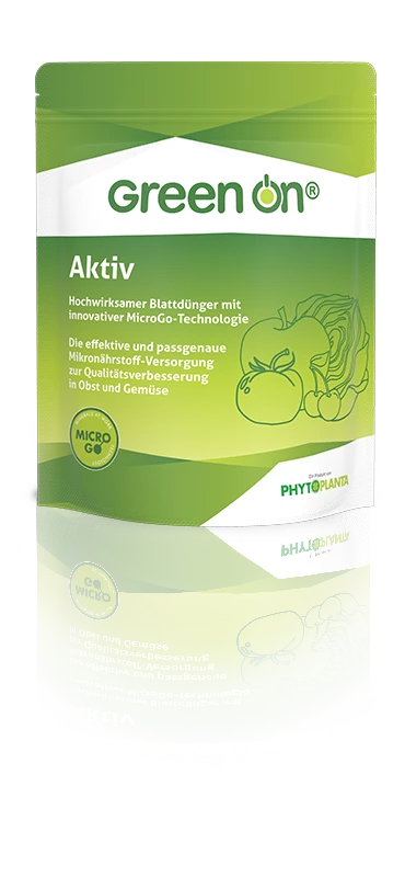 Green On Produktverpackung Aktiv